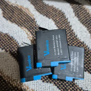Baterías Vemico para GoPro Hero 8 (3 unidades)