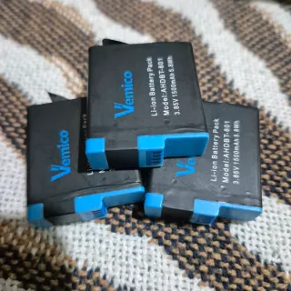 Baterías Vemico para GoPro Hero 8 (3 unidades)
