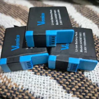 Baterías Vemico para GoPro Hero 8 (3 unidades)