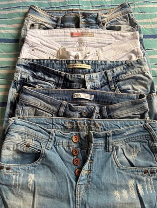 Lote Vaqueros Mujer Talla 36/38