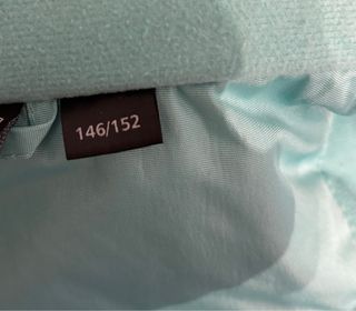 Chaqueta esquí impermeable turquesa Talla 146/152