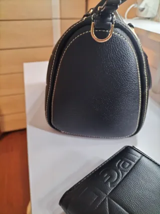 Bolso y Cartera Negro Purificación García