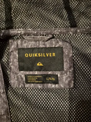 Chaqueta Cortavientos Quiksilver Gris