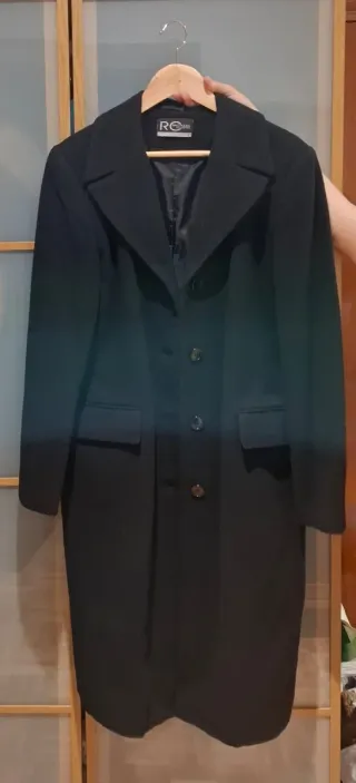 Abrigo 3/4 RE Negro Talla L