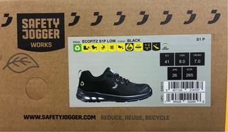 Zapatos Safety Jogger talla 41 Ecofitz S1P Low.