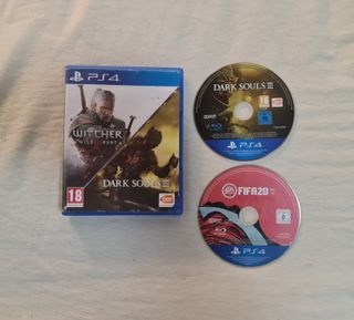 Lote 2 juegos PS4: Fifa 20 y Dark Souls III