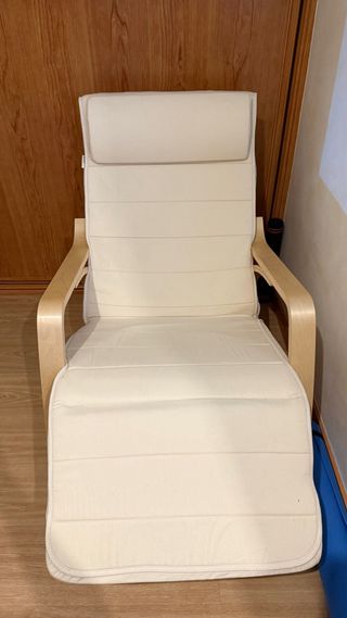 Silla Mecedora Songmics Beige Madera