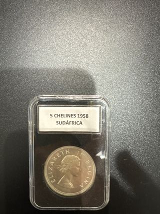 5 Scellini Sudafrica 1958 Argento 500. gr. 28,28.