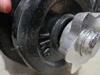 2 Mancuernas con discos 2kg y 1kg