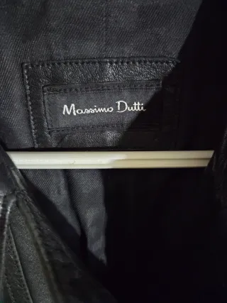 Chaqueta Piel Massimo Dutti Talla M Chica