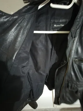 Chaqueta Piel Massimo Dutti Talla M Chica