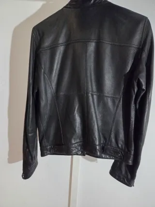 Chaqueta Piel Massimo Dutti Talla M Chica