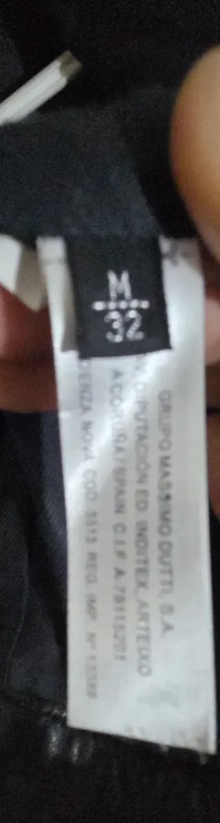 Chaqueta Piel Massimo Dutti Talla M Chica