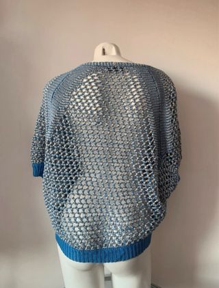 Sobrecamisa rejilla Roberto Verino azul