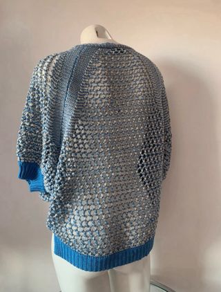 Sobrecamisa rejilla Roberto Verino azul