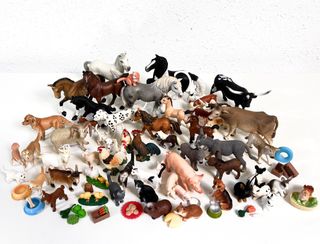 LOTE FIGURAS ANIMALES SCHLEICH Y OTRAS: GRANJA