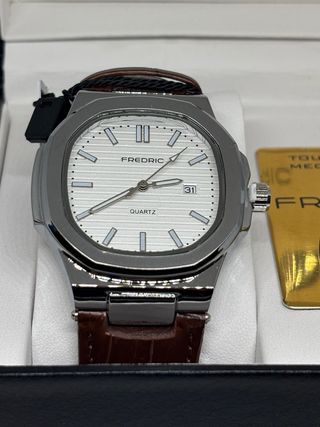 Orologio Fredric Quarzo Marrone Argento