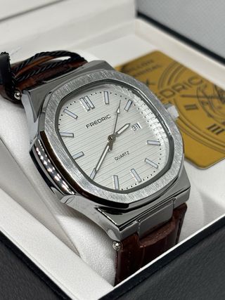 Orologio Fredric Quarzo Marrone Argento