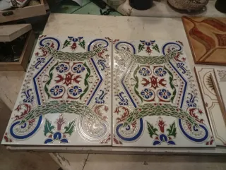 Azulejo Antiguos Muy Vintage 100 Años