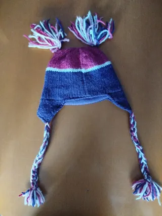 Gorro de lana de búho calentito