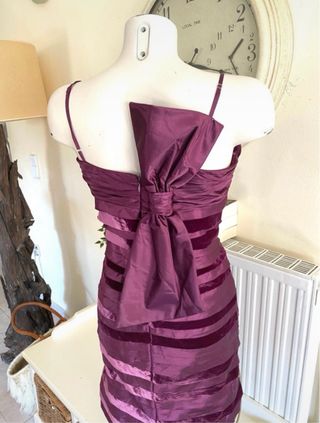 Vestido Sagaie Morado Talla 40