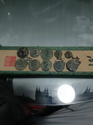 Lote de 10 Monedas Romanas Antiguas