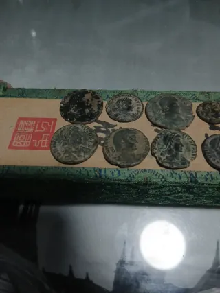 Lote de 10 Monedas Romanas Antiguas