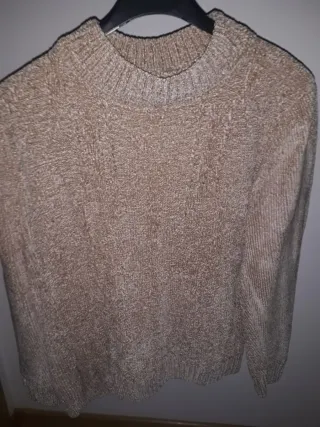 Jersey corto beige talla S