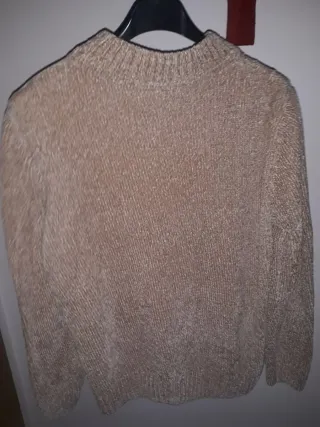 Jersey corto beige talla S