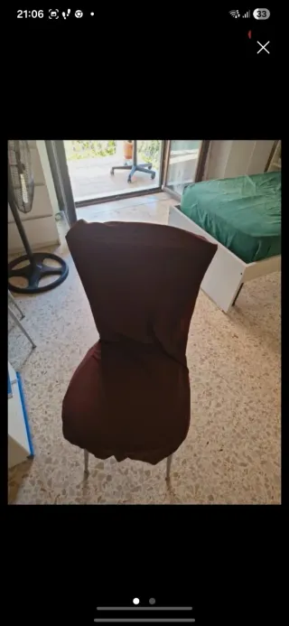 Coprisedie con tovaglia