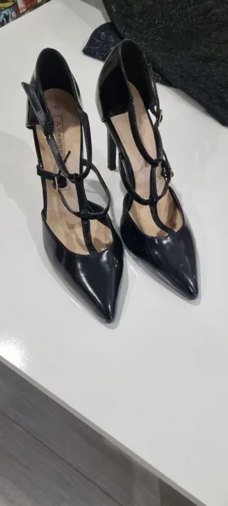 Zapatos de fiesta Alexander McQueen negros T41