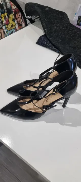 Zapatos de fiesta Alexander McQueen negros T41