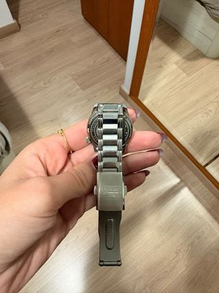 Reloj Lotus Niño Negro y Plateado