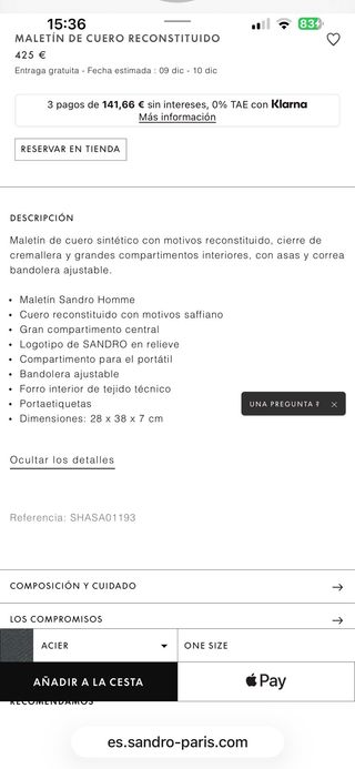 Maletín Sandro Negro