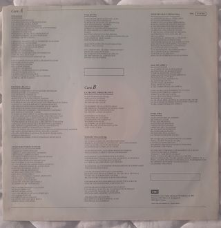Vinilo Nomadas Battiato 1987