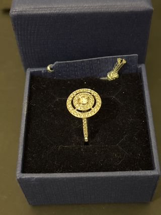 Anillo plata con circonitas