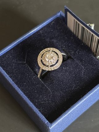 Anillo plata con circonitas