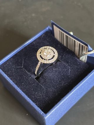 Anillo plata con circonitas
