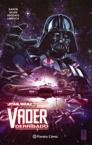 Star Wars Vader derribado cómic