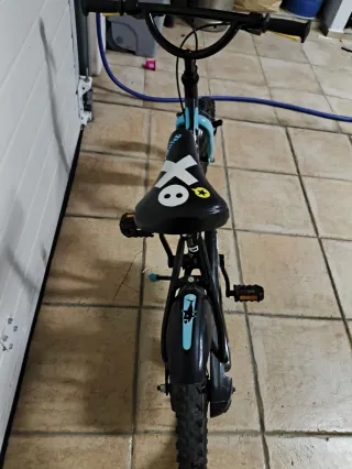 Bicicleta infantil con ruedines