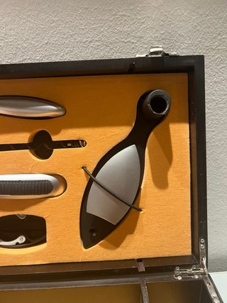 Set apri bottiglie, cavatappi e porta bottiglie