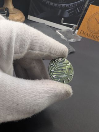Quadrante Rolex Datejust - Foglie Verdi