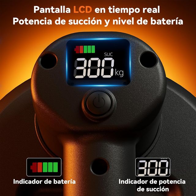 Ventosa Azulejos 300 kg + Cable USB + Maletín