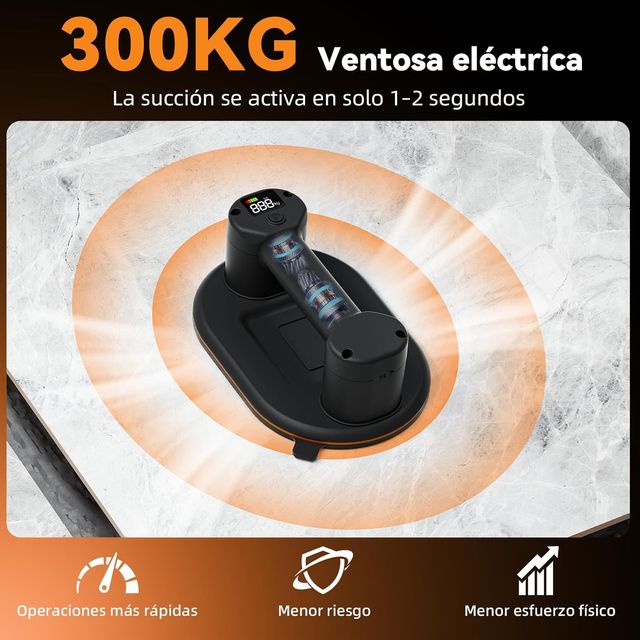 Ventosa Azulejos 300 kg + Cable USB + Maletín