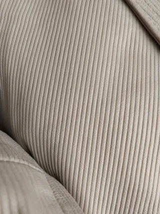 Chaqueta de piel beige Talla L