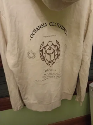 Sudadera Oceanna Talla Única Beige