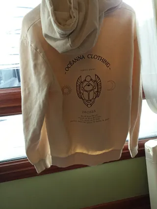 Sudadera Oceanna Talla Única Beige