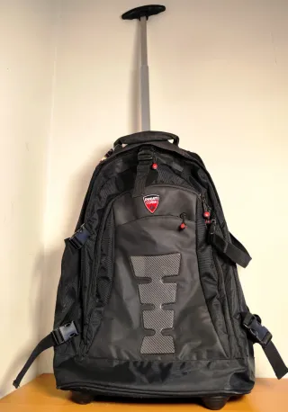 Ducati Corse Trolley Backpack Nero con Ruote