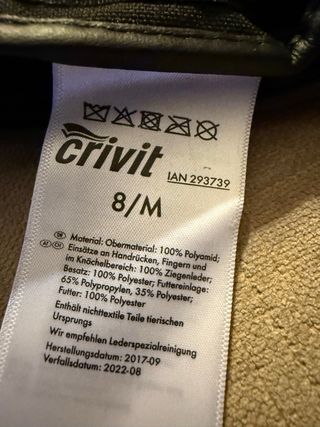 Guantes de moto negros invierno