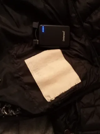 Chaqueta calefactable negra más regalo